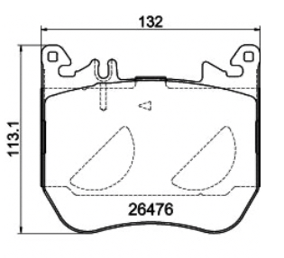 METELLI 22-1312-0 | Brake Pad Set, Disc Brake