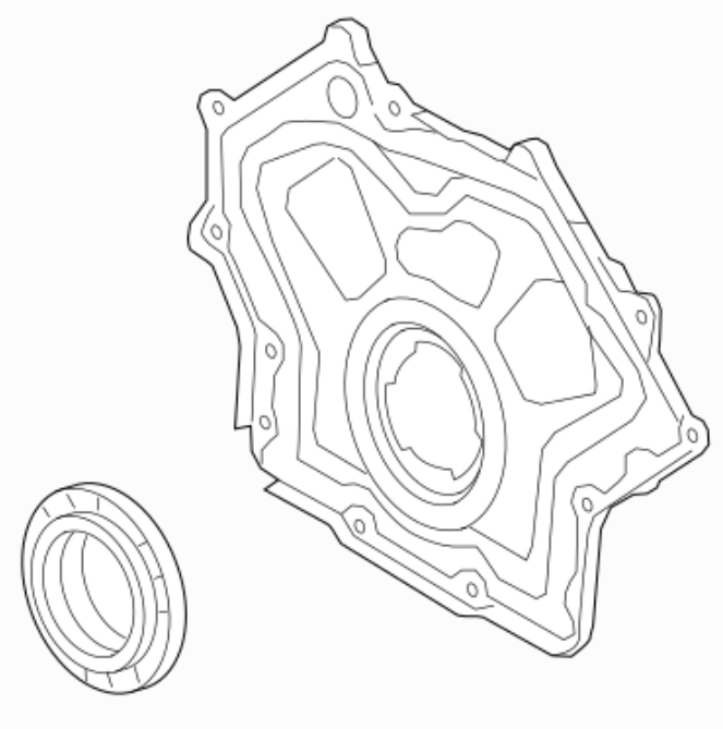 FLT LR011995 | Cover Shaft Seal, crankshaft